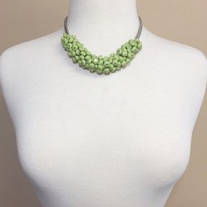 🏷 Cluster Beads Silver tone Statement Set